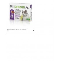 Milprazon 16 mg/40 mg pre mačky 2 tbl.